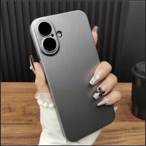 Sleek Gray Matte Ultra-Thin Case